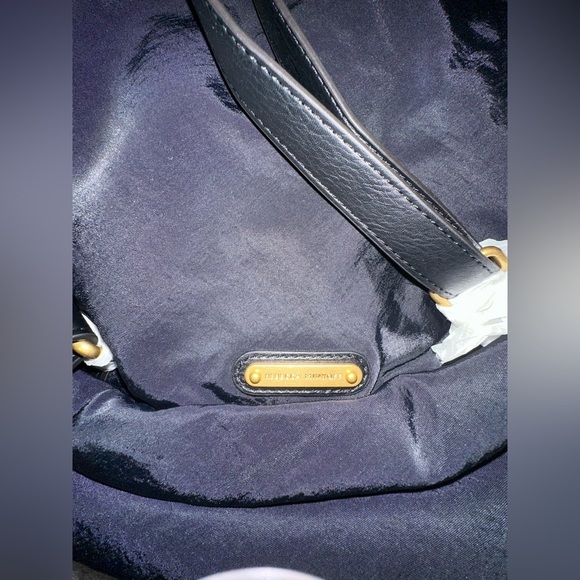 NWT Rebecca Minkoff Black Gold Chain Backpack Leather Trim Flap Backpack main image 7